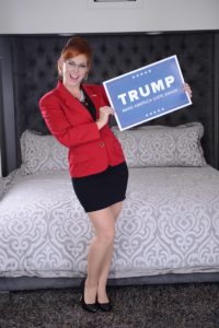 Edyn Blair Plays Sarah Palin in BaDoinkVR's VR porn Donald Trump Sex Tape Parody